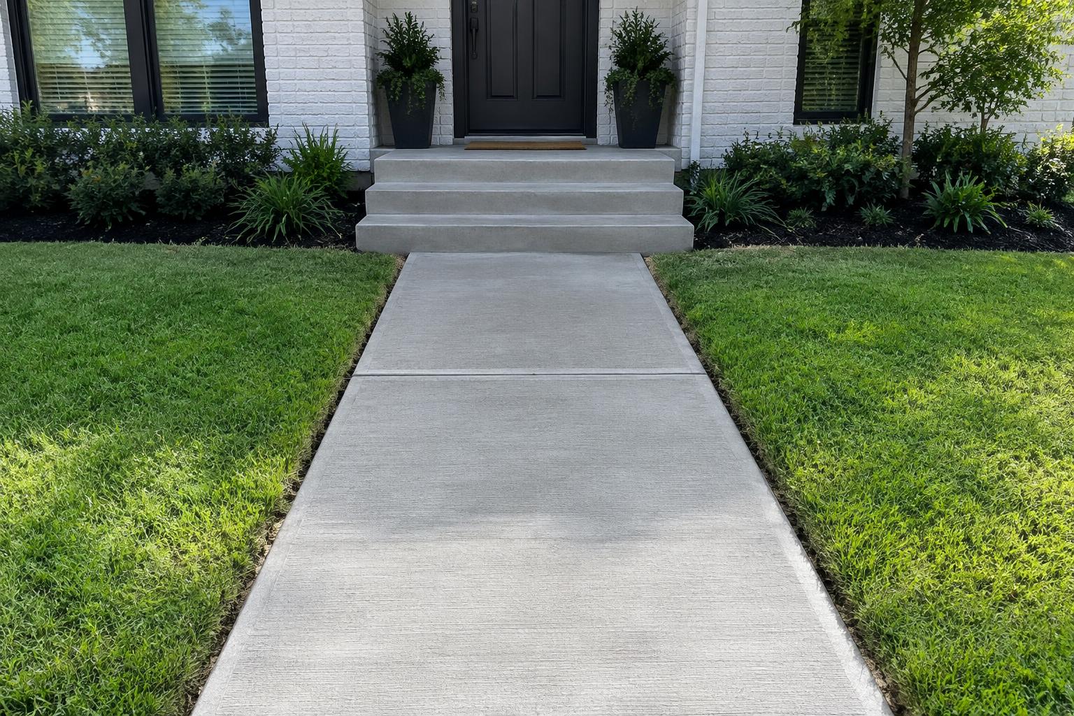 Walkways concrete inspiration in Houston TX